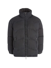 brushed twill puffer