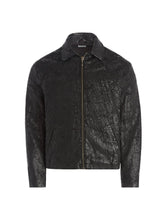 peeled denim jacket