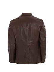 leather blazer