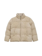 Suede Puffer Jacket