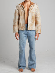 Leather Sherpa Jacket
