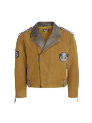 nylon moto jacket