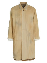 paneled trench coat