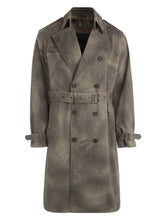 woven trench coat