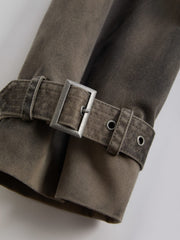 woven trench coat