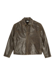 Cracked Leather Jacket