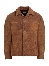 peeling leather coat