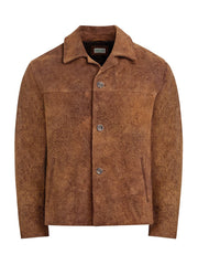 peeling leather coat