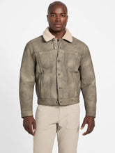Andy Faux-Suede and Sherpa Trucker Jacket