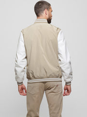 Color-Block Varsity Jacket
