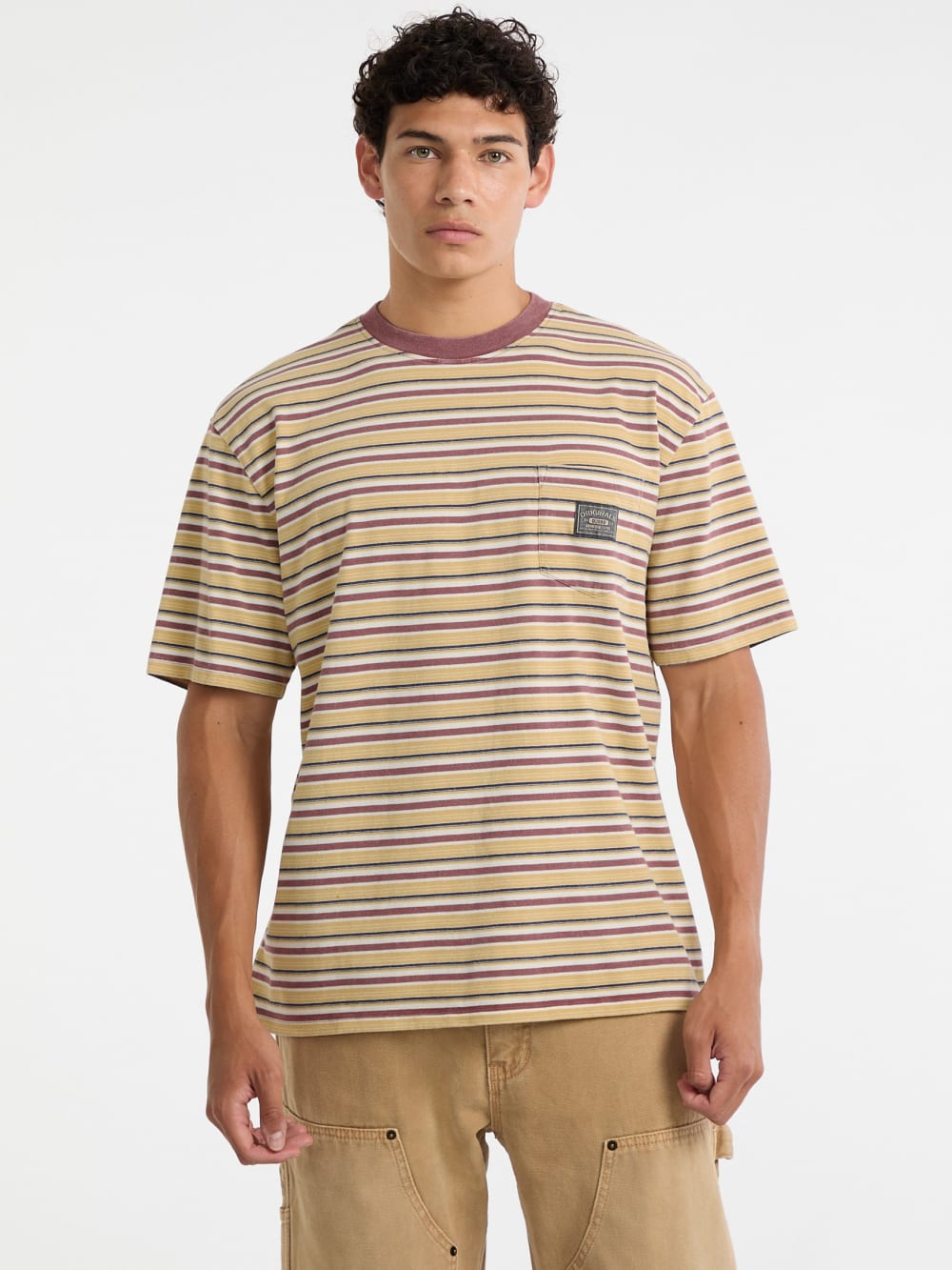 GUESS Originals Eco Horizontal Stripe Pocket Tee