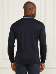 Long-Sleeve Zip Polo