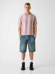 Striped polo shirt