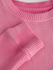 Long-Sleeve Waffle Tee