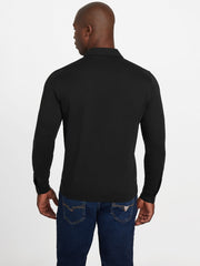 Barry Knit Long-Sleeve Polo