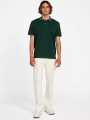 Eco Jacquard Logo Collar Polo