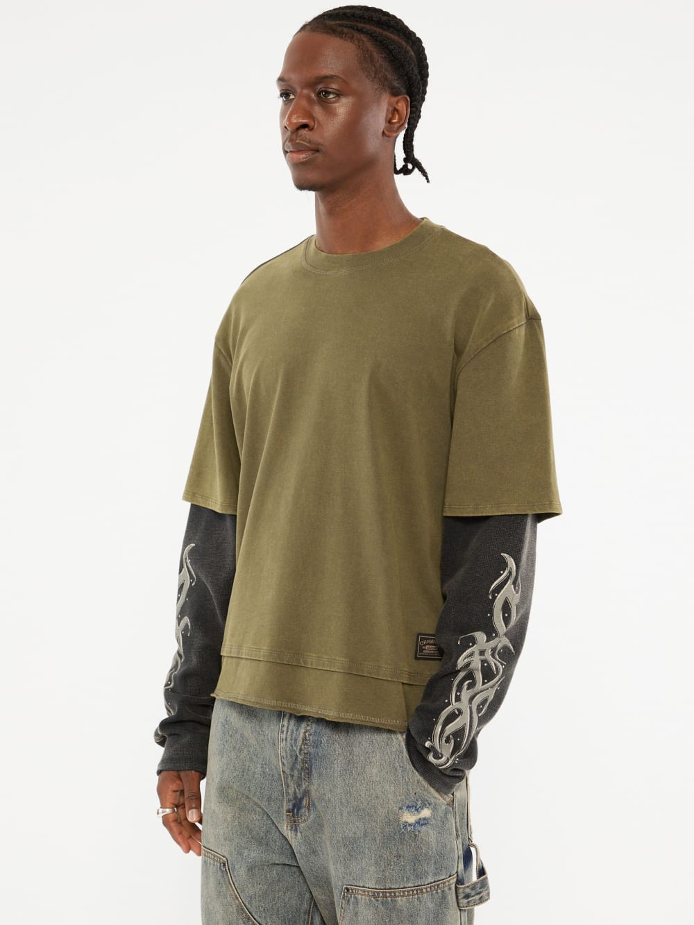 GUESS Originals Eco Double Layered Tee