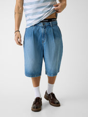 Baggy denim shorts