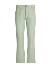 crackle leather pant
