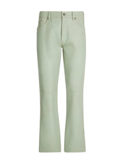 crackle leather pant