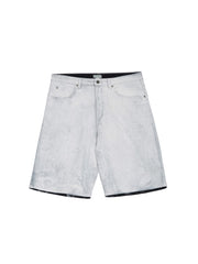 Painted Twill Shorts