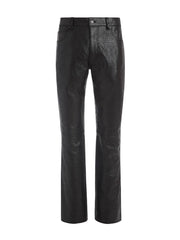 crackle leather pant