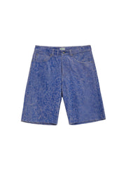 Cracked Leather Shorts