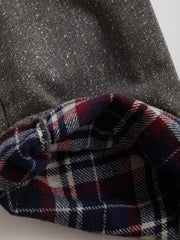 flannel lined relaxed bull denim pant