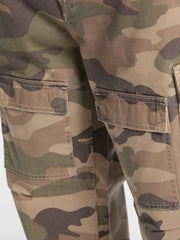 Eco GUESS Originals Twill Camo Cargo Pants