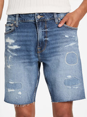 Eco Wyatt Distressed Denim Shorts