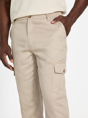 Ari Linen Twill Cargo Pants
