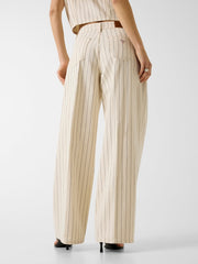 G12 Pleated extra wide-leg jeans