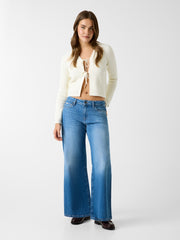G13 Low-rise extra wide leg jeans