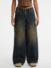 GUESS Originals Moto Wide-Leg Jeans