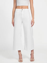 Eco Bellflower Cropped Wide Leg Jeans