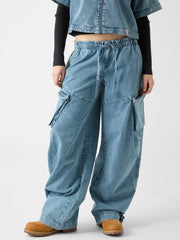 GUESS Originals Baggy Parachute Jeans