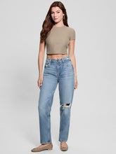 Eco Destroyed Mom Jeans