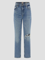 Eco Destroyed Mom Jeans