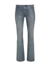 pieced denim jeans