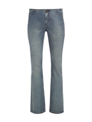 pieced denim jeans