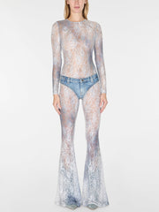 lace full bodysuit