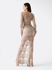 Charli Crochet Maxi Dress