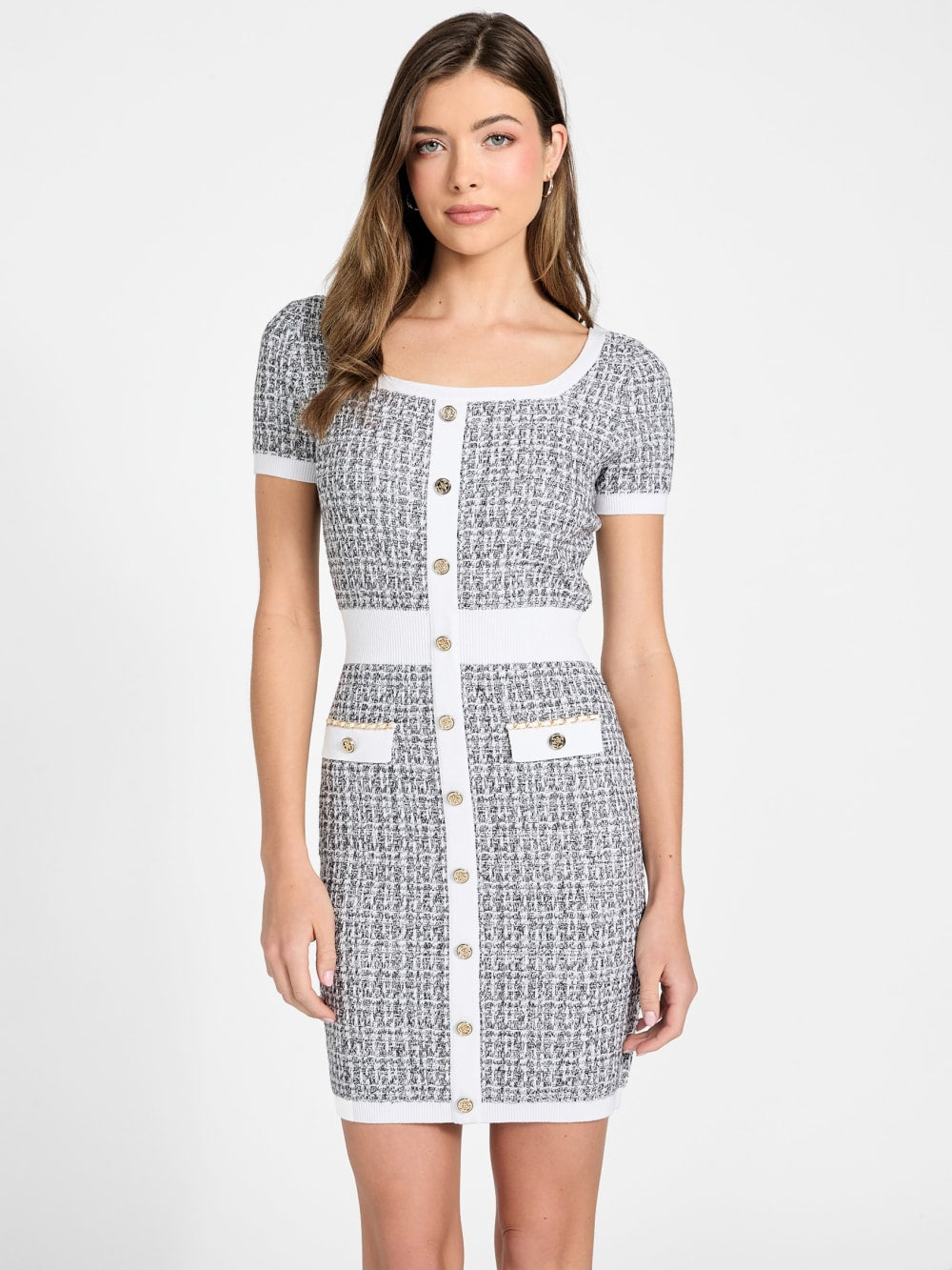 Tweed mini dress