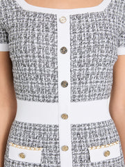 Tweed mini dress