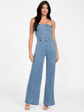 Eco Donna Strapless Denim Jumpsuit