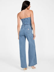 Eco Donna Strapless Denim Jumpsuit