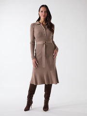 Agathe Polo Sweater Dress