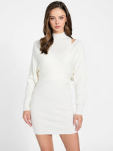 Rib-knit mini dress