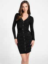 Cammi Metallic Knit Sweater Dress