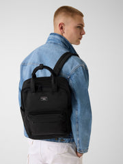 Logo patch backpack